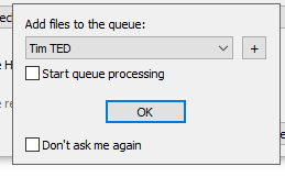 Add files to Queue