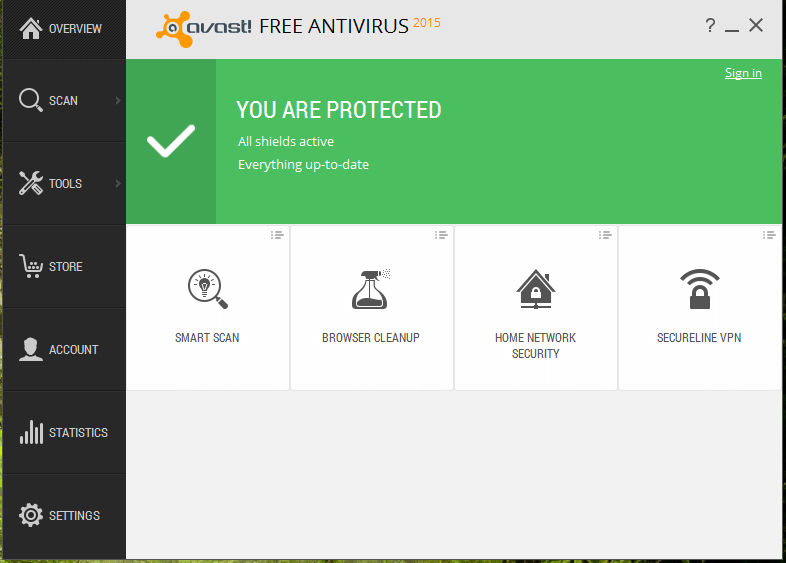avast antivirus updated