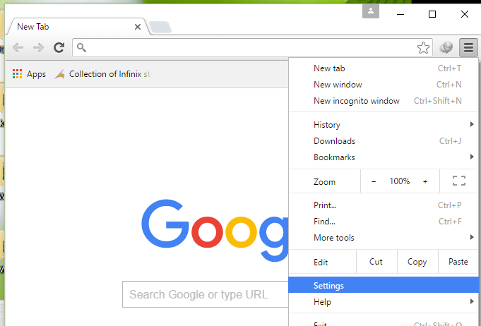 set google as default browser on google chrome