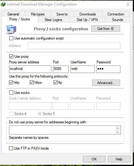 how to change location in idm