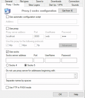 IDM use socks