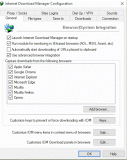 Internet Download Manager Configuration