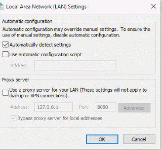 LAN settings