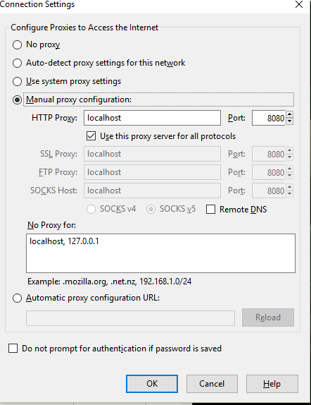 configuring tor proxy