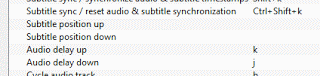 VLC audio delay keyboard shortcuts