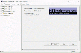 WinHTTrack Website Copier