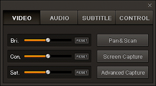 GOM Player Control Panel
