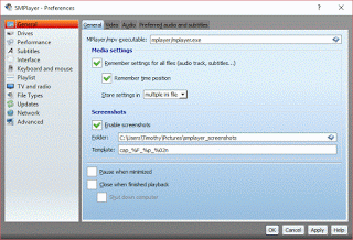 SMPlayer Preferences