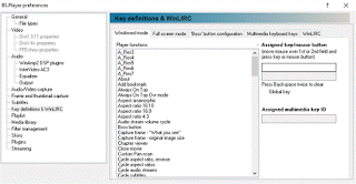 BSPlayer keyboard shortcut