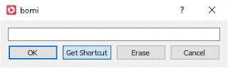 bomi create shortcut