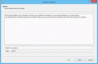 VLC Stream Output