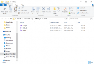 KMPlayer Skin Folder