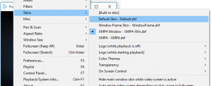 Change to PotPlayer Default Skin