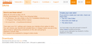 VLC Download Skin