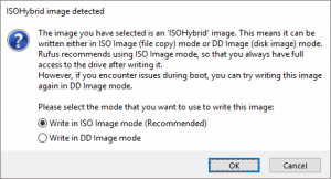 ISOHybrid Image Detected