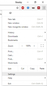 Chrome Settings