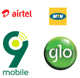 Airtel MTN 9mobile Glo