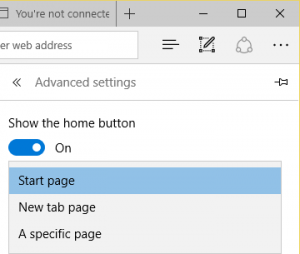 Microsoft Edge Homepage