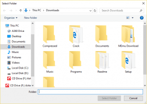 Select Folder