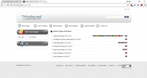 TVSubs Search Result