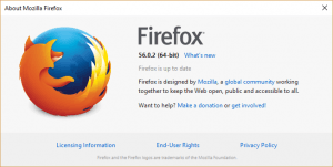 About Mozilla Firefox