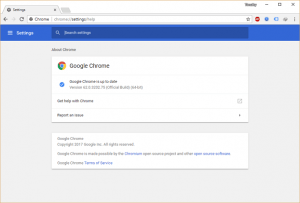 Google Chrome Up to Date Check