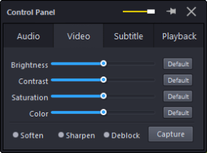 PotPlayer Video Control Panel