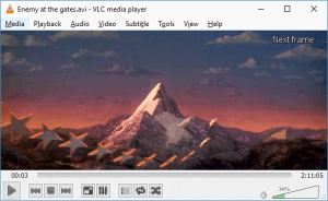 VLC Frame By Frame Navigation