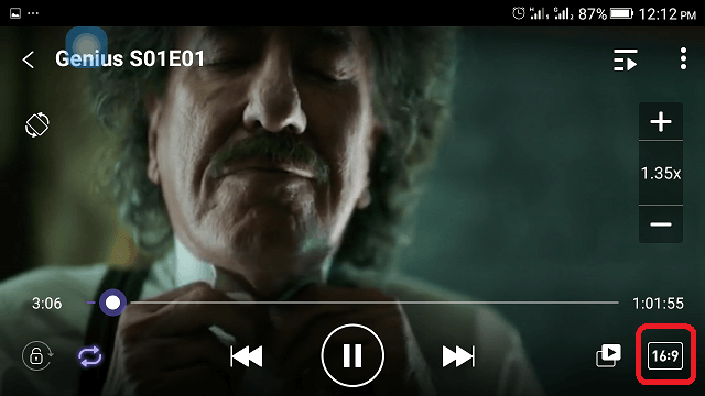KMPlayer Aspect Ratio