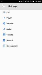 MX Player Advanced Settings