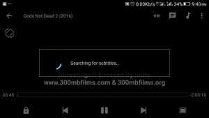 MX Player Searching For Subtitle