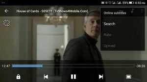 MX Player Subtitle Search