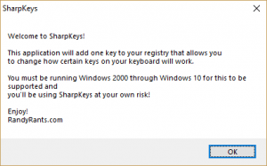 disable ctrl key windows 10