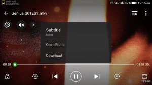 XPlayer Subtitle Settings