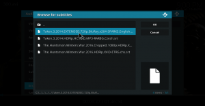 Load Subtitle on Kodi