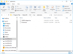 VLC Extension Folder With Lua
