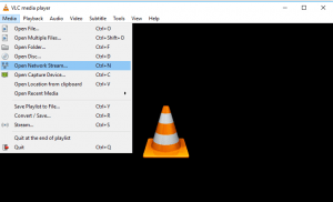 VLC Menu Open Network Stream