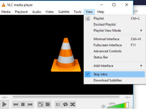 VLC View With Skip Intro
