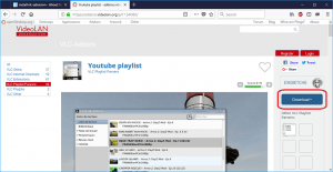 YouTube Playlist VLC extension