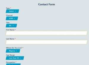 First Bank Contact Form