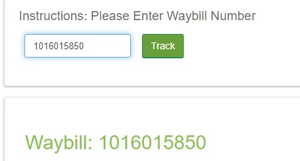 Enter Waybill Number