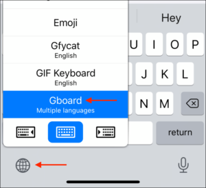 Using Third-party keyboards on iOS