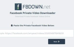 FBDown Facebook Private Video Downloader