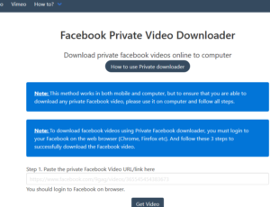 Getfbstuffs Facebook Private Video Downloader
