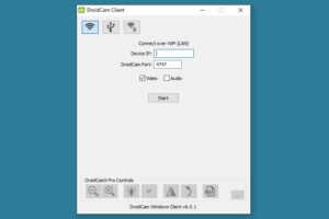 Droid Cam Desktop App