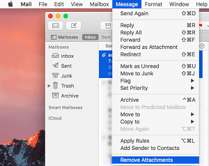 How to Remove Attachments from Mail