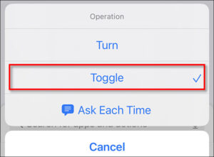 Select Toggle