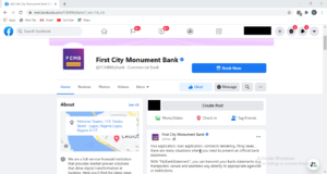 FCMB Facebook Page