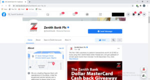 ZEnith bank Facebook