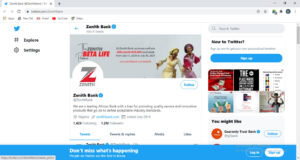 Zenith bank Twitter